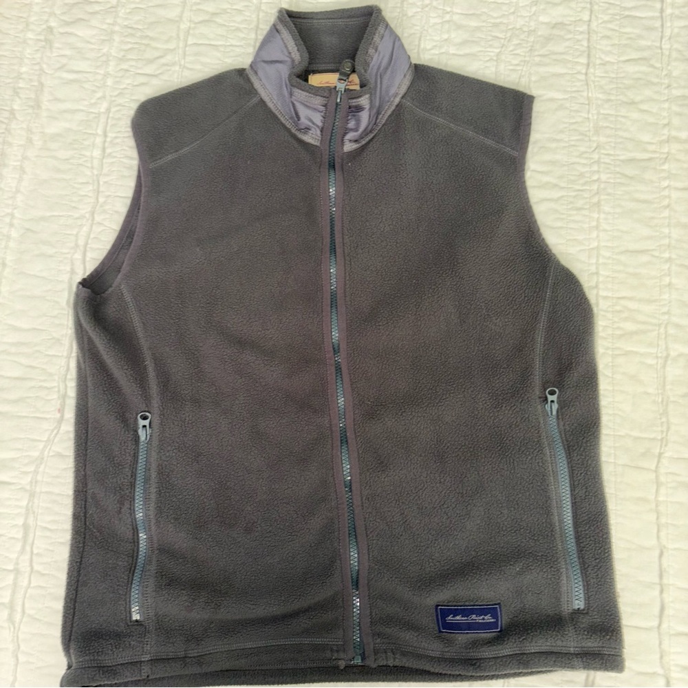 Southern point Company men’s small gray fleece vest outdoor layer fall camp